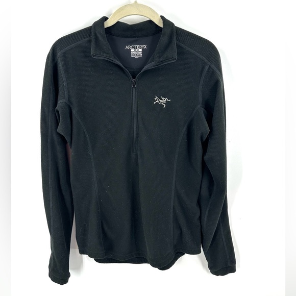 Arcteryx Delta LT Half Zip Fleece Pullover Womens Medium Polartec Waffle Thermal - Picture 9 of 9
